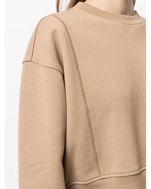 3.1 Phillip Lim Natural Everyday Terry Cropped Sweatshirt