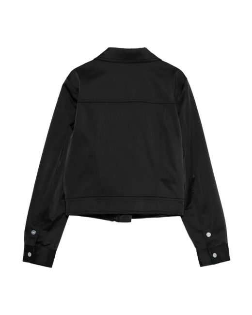 DKNY Black Zip-Front Jacket