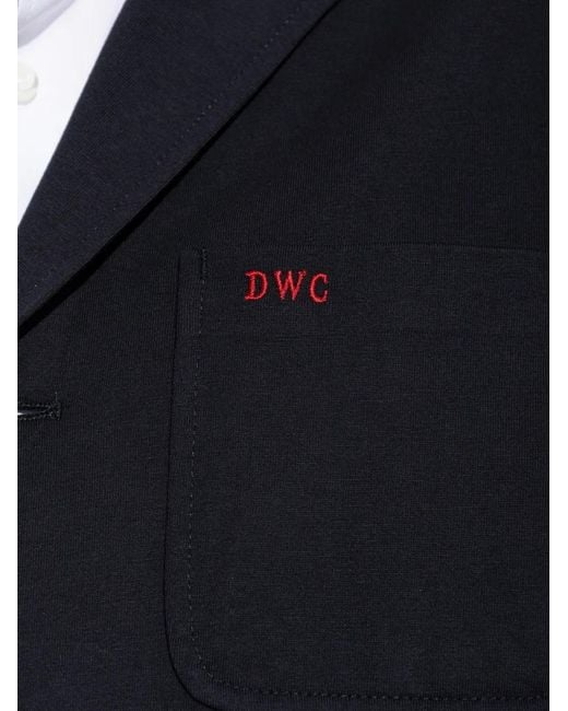 DSquared² Blue Blazer À Poches Boutonnées