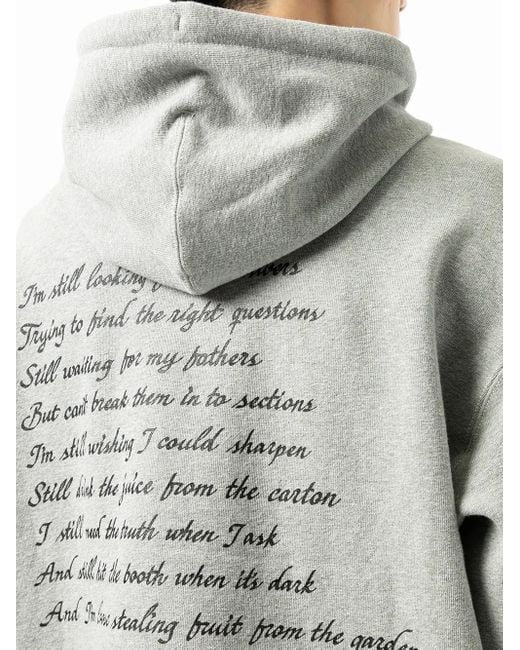 Junya Watanabe Hoodie in het Gray voor heren