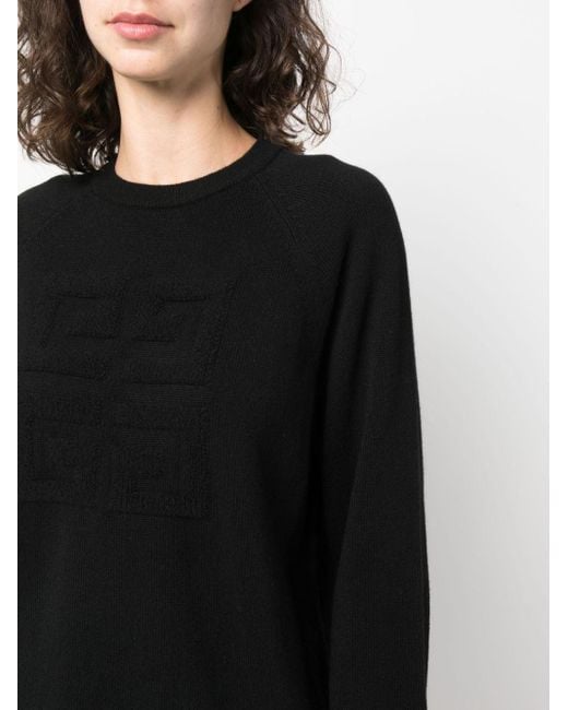 Givenchy Black Round-neck Cashmere Jumper