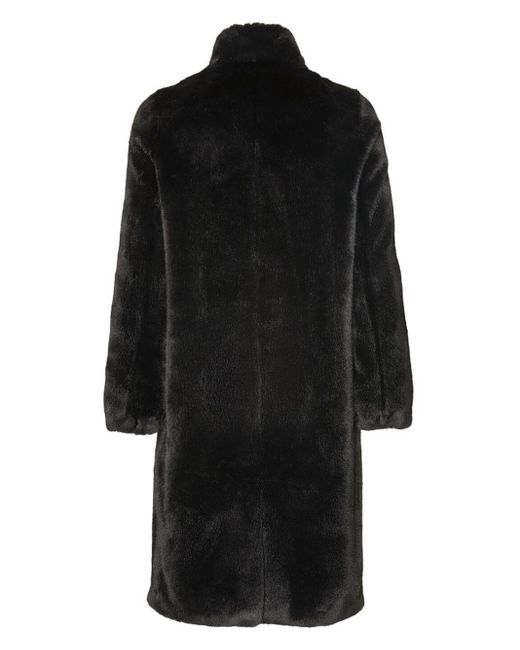 Unreal Fur Black Raven Faux Fur Coat