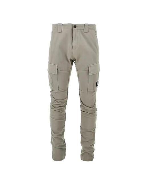 C P Company Gray Cargo Pants for men