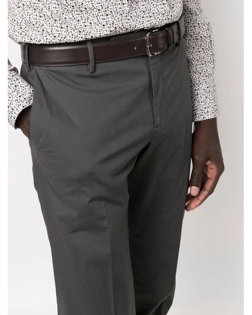 Incotex Gray Certified Summer Poplin Trousers for men