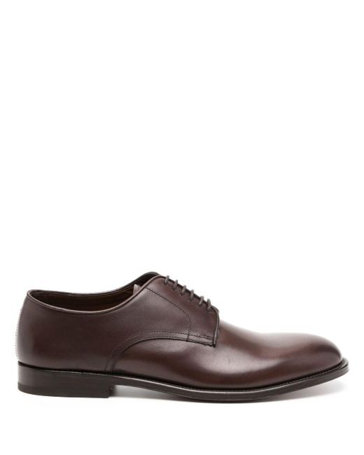 Fratelli Rossetti Brown Lace-up Leather Derby Shoes for men