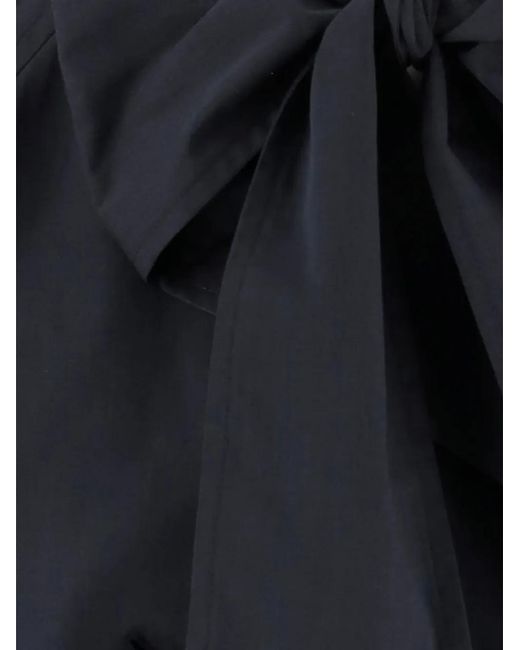 Burberry Black Bow Belted Jacket