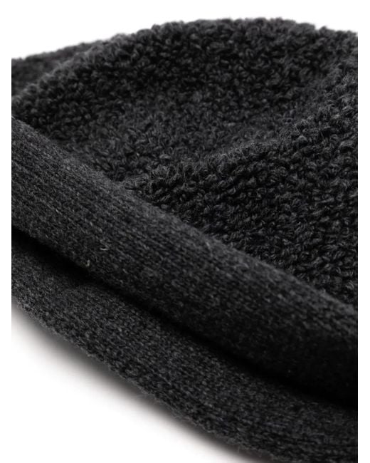 Goen.J Black Knitted Beret