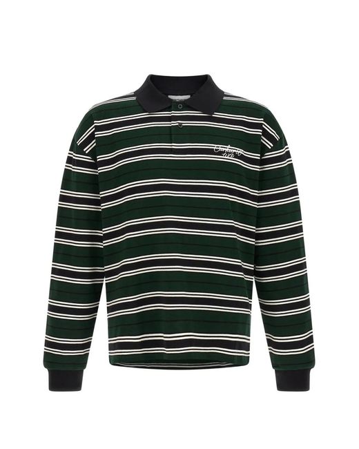 Carhartt Green L/ Devitt Rugby Shirt for men