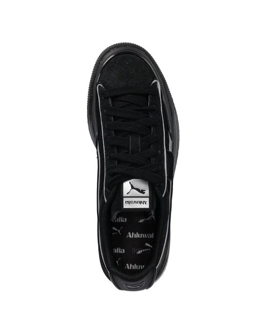 PUMA Black Ahluwalia Suede Sneakers