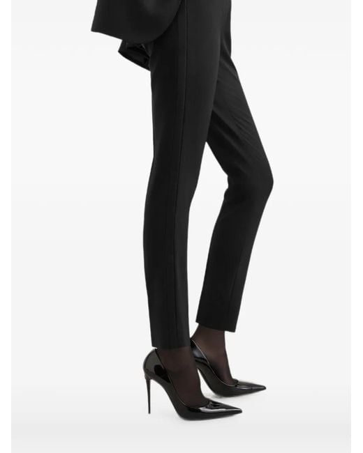 Dolce & Gabbana Black Bi-Stretch Twill Trousers