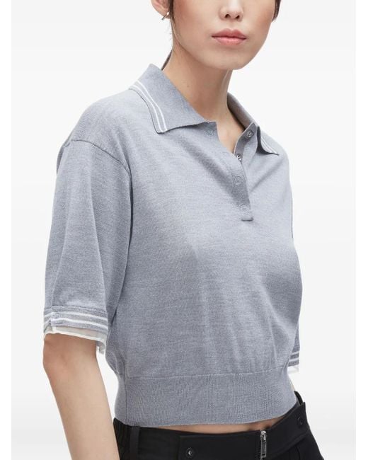 3.1 Phillip Lim Blue Short-Sleeve Merino T-Shirt