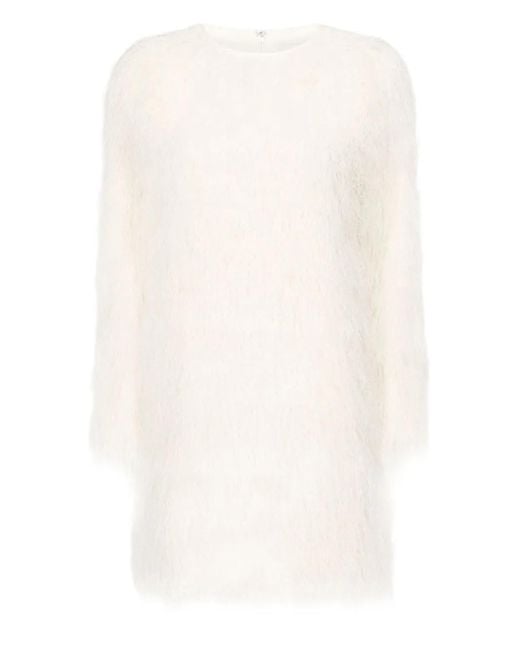 Loulou de Saison Tina フリンジ ミニドレス White