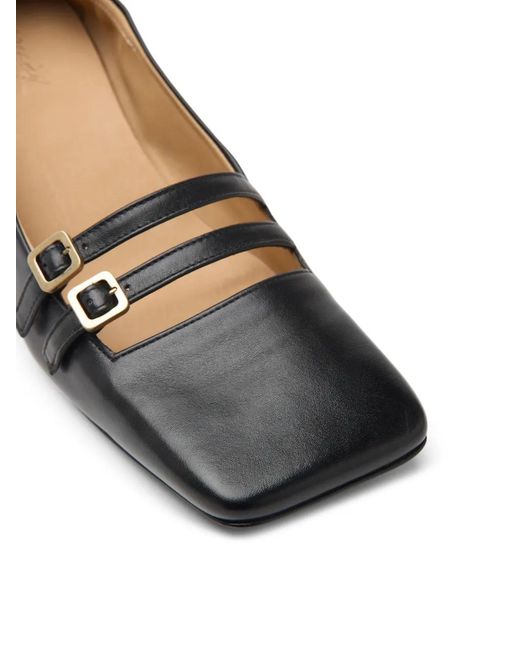 Marsèll Black Schiacciata Square-Toe Pumps