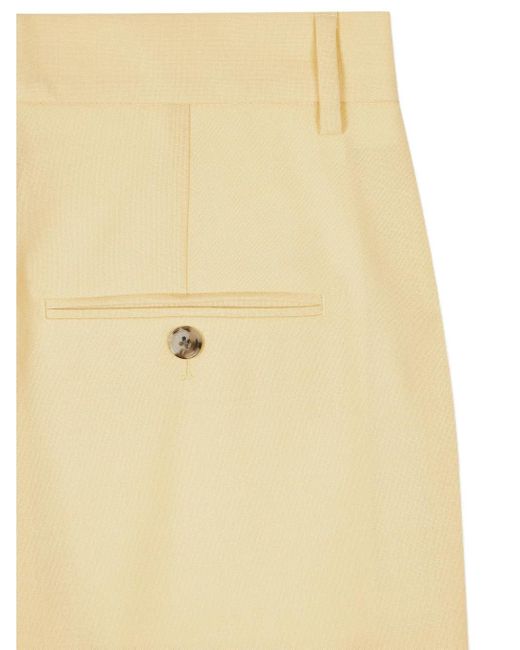 Paul Smith Yellow Tailored Trousers