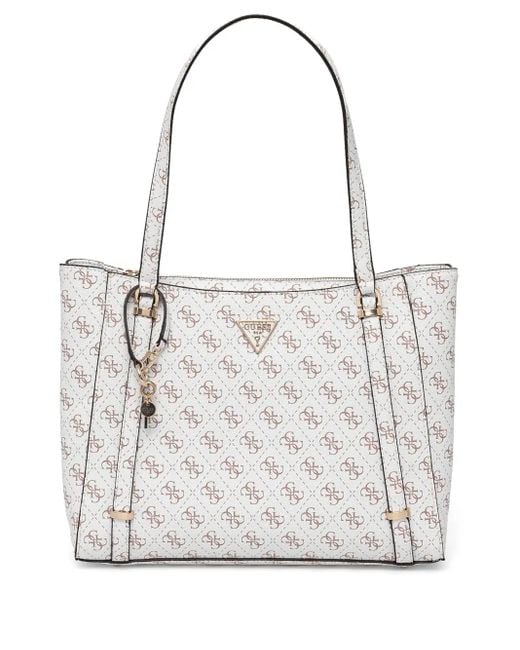 Borsa Tote Erica di Guess in White