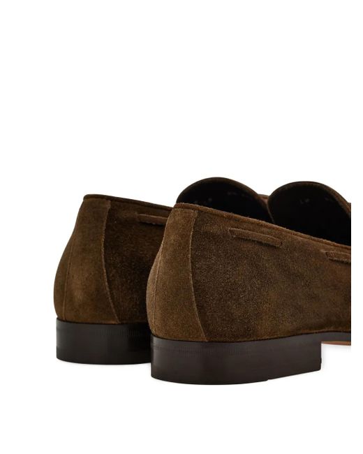 Ferragamo Brown Tassel-Detail Loafers for men