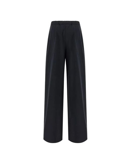 Max Mara Black Corone Drawstring Trousers