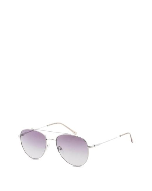 Calvin Klein Metallic Pilot-Frame Sunglasses for men