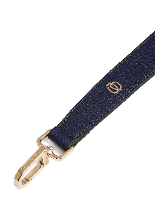 Piquadro Blue 15,6" Grained Leather Laptop Bag