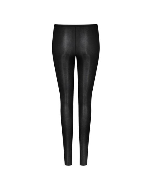 Maison Close Black La Femme Amazone Ribbed Leggings