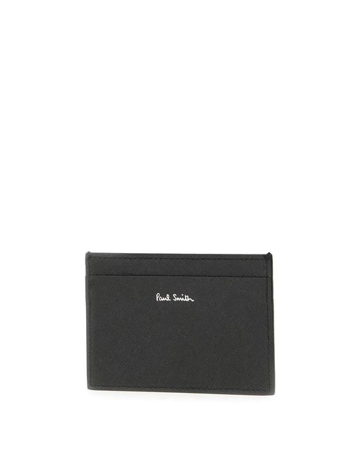 Paul Smith Black Print Card Holder for men