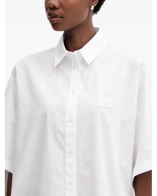 Joop! White Chemise Britney À Manches Courtes