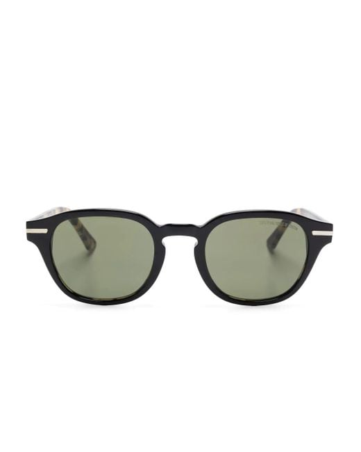 Cutler & Gross Gray Round-Frame Sunglasses