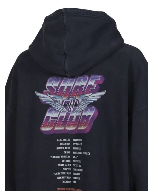 JUN/NAKAYAMA Black Feather-Print Zip-Up Hoodie for men