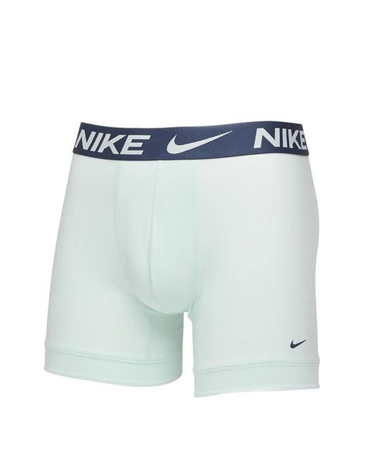 Nike Red Dri-Fit Recycled Polyester Trunks (Pack Of 3) for men