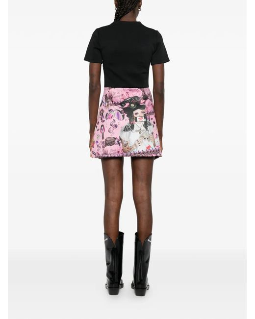 The Artistylist Black Short-Sleeve Mini Dress