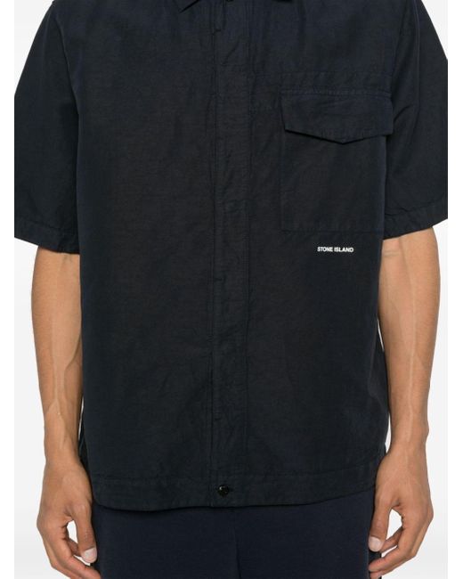Stone Island Black Short-sleeve Shirt for men