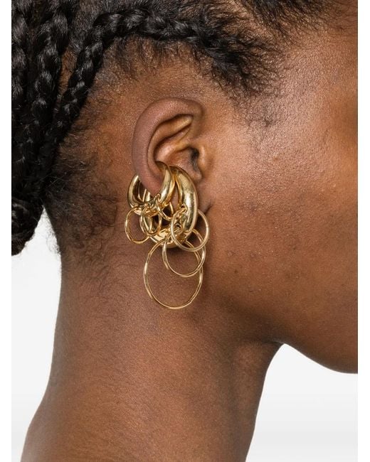 Panconesi Metallic Circle Ear Cuffs