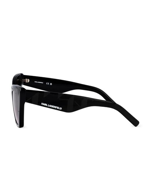 Karl Lagerfeld Blue Cat-Eye Frame Sunglasses