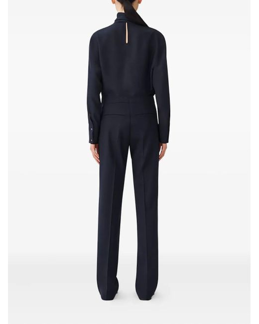 Fabiana Filippi Blue Pleated Trousers