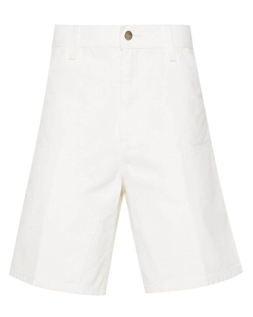 Pantalones cortos Double Knee Carhartt de hombre de color White