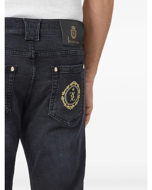 Billionaire Blue Straight-Cut Jeans for men