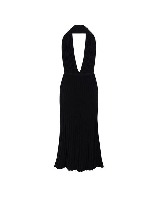 CAYET Black Tatjana Midi Dress