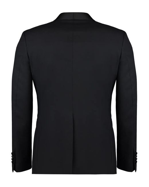 Tagliatore Black Single Breasted Suit for men