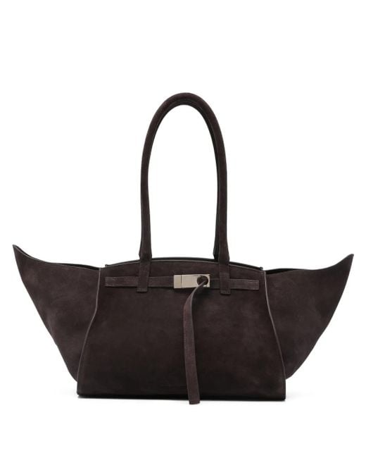 Benedetta Bruzziches スエード トートバッグ Black