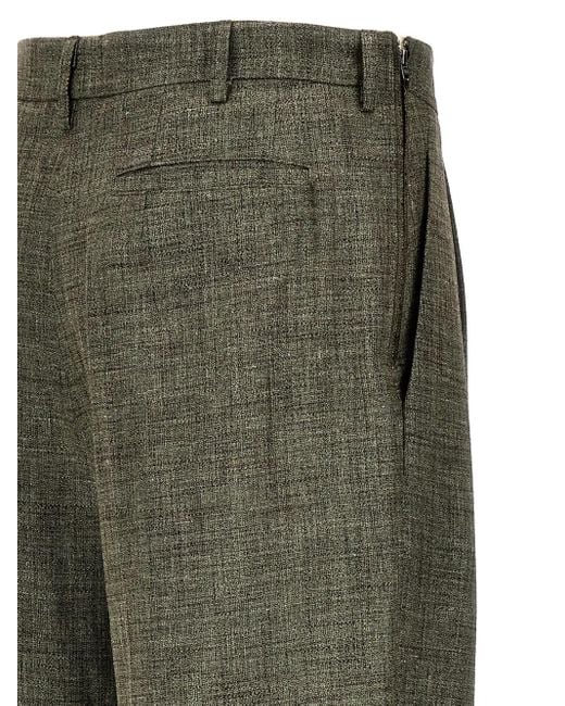 Magliano Green Pleated Trousers for men