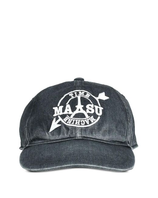 MASU Blue Embroidered-Logo Baseball Cap for men