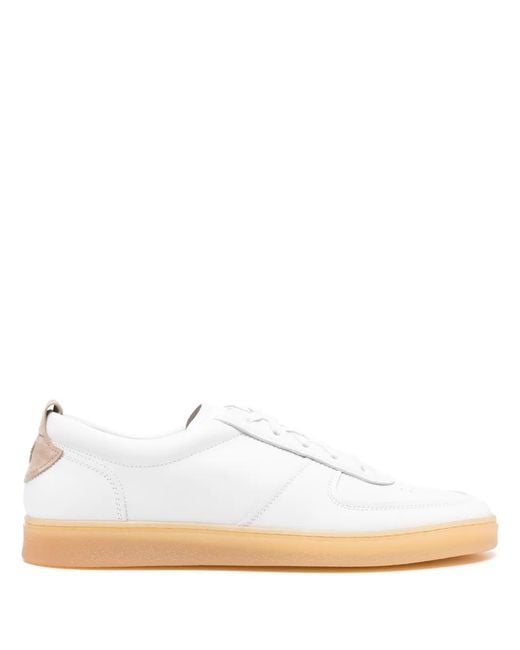 Henderson White Leather Sneakers for men
