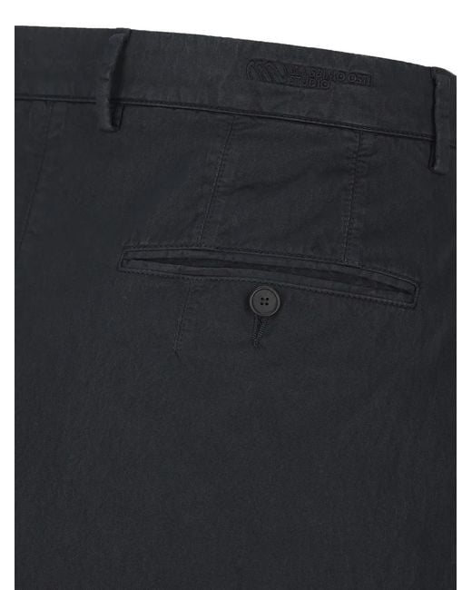 Massimo Osti Studio Blue Pleated Trousers for men