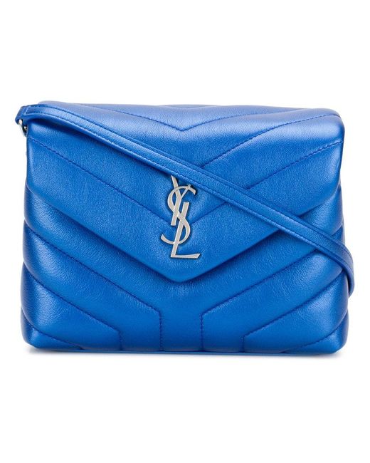 Saint Laurent Blue Toy Loulou Bag