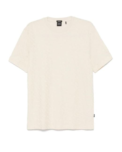 Camiseta Thompson Boss de hombre de color White