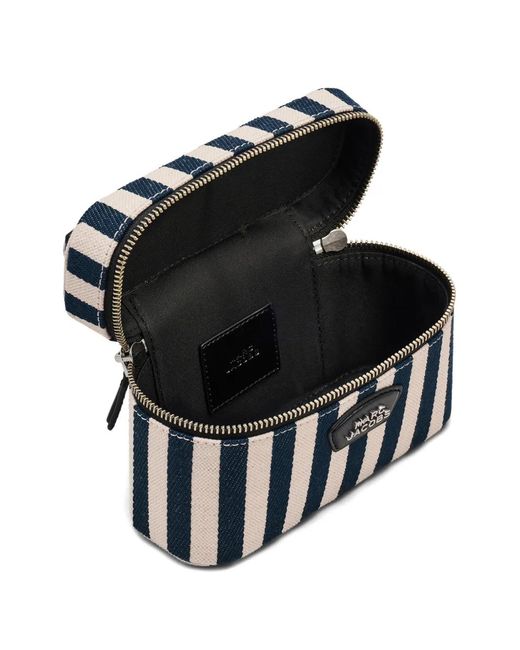 Marc Jacobs Blue The Stripe Everyday Vanity Bag