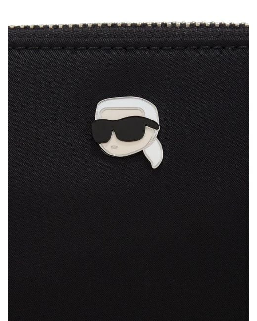 Karl Lagerfeld Black Ikon Umhängetasche