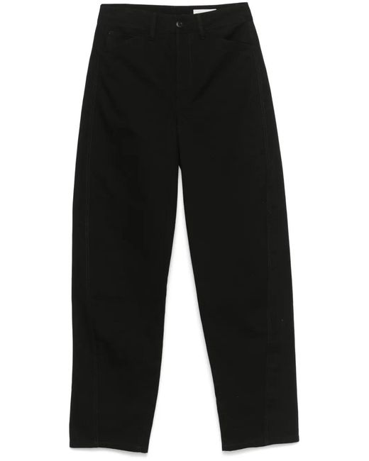 Lemaire Black Twisted Trousers