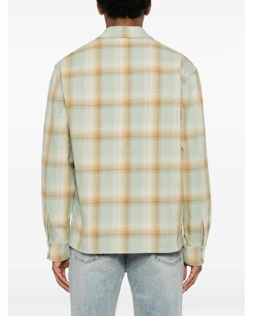 Camicia Logan A Quadri di Second/Layer in White da Uomo