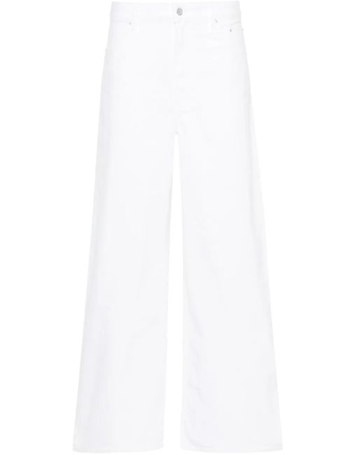Gauchère High-Rise Wide-Leg Jeans in White | Lyst UK